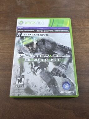 Microsoft Xbox 360 Tom Clancys Splinter Cell Blacklist - Game Cib